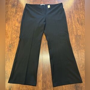 NWT Abercrombie & Fitch Black Straight Leg Dress Pants
